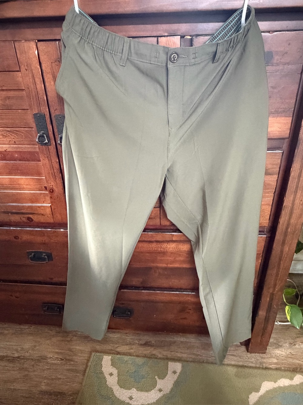Chubbies Mens Everywear Olive Green Casual Pants